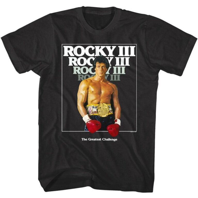 Rocky 3 The Greatest Challenge Men’s T Shirt