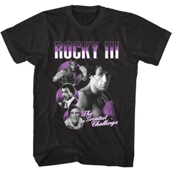 Rocky 3 The Greatest Challenge Men’s T Shirt