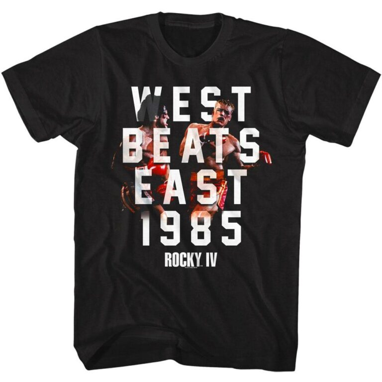 Rocky 4 West Beats East Men’s T Shirt