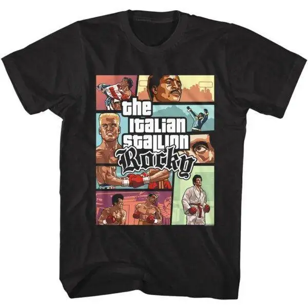 Rocky GTA Parody Game Men’s T Shirt