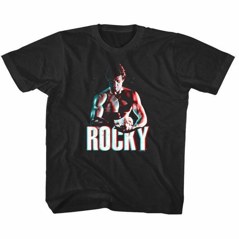 Rocky 3D Muscles Kids T Shirt