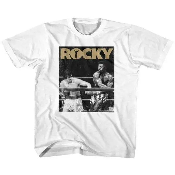 Rocky Fights Apollo Creed Kids T Shirt