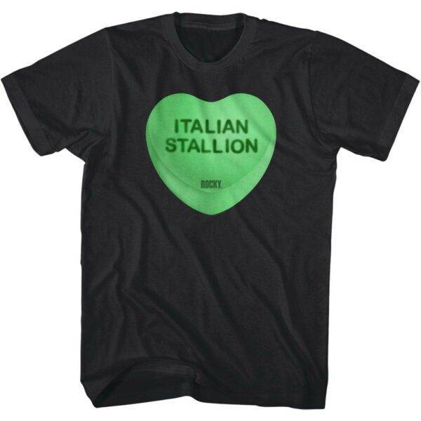 Rocky Italian Stallion Love Heart Men’s T Shirt