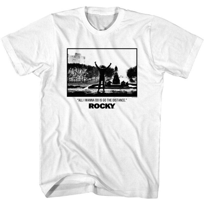 Rocky All I Wanna Do is Go The Distance Men’s T Shirt