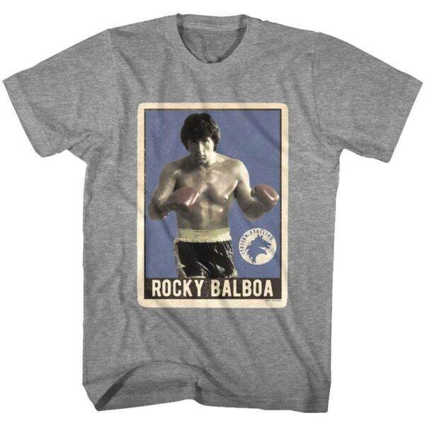 Rocky Balboa Vintage Trading Card T-Shirt