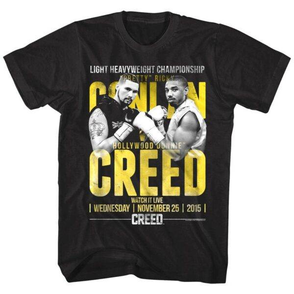 Creed v Conlan Fight Poster Men’s T Shirt