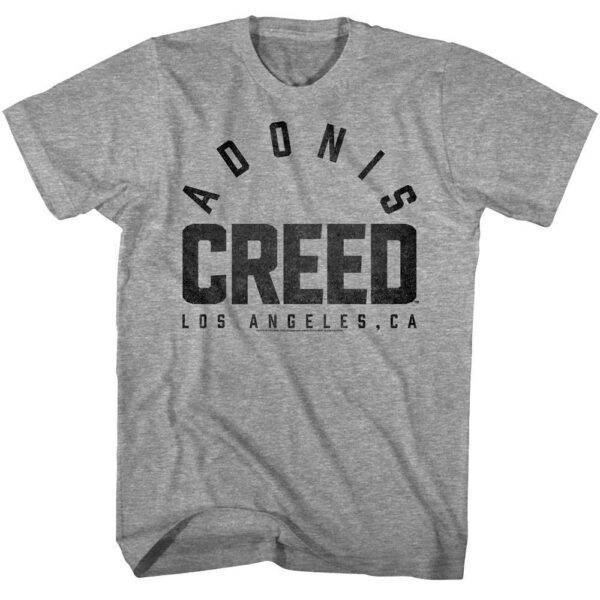 Adonis Creed LA Training Logo Men’s Gray T Shirt