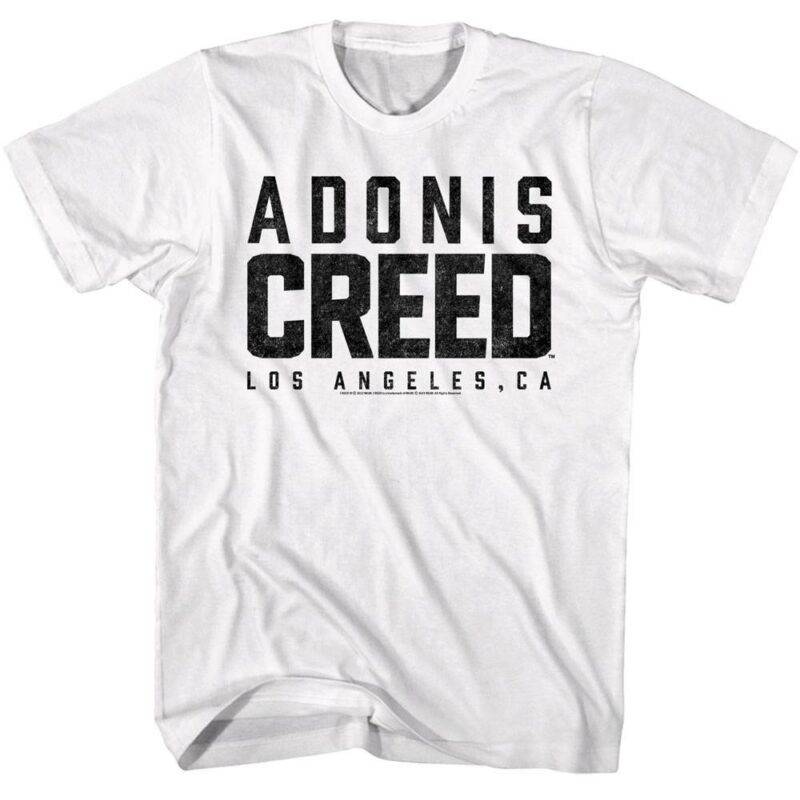 Adonis Creed Los Angeles Logo Men’s T Shirt