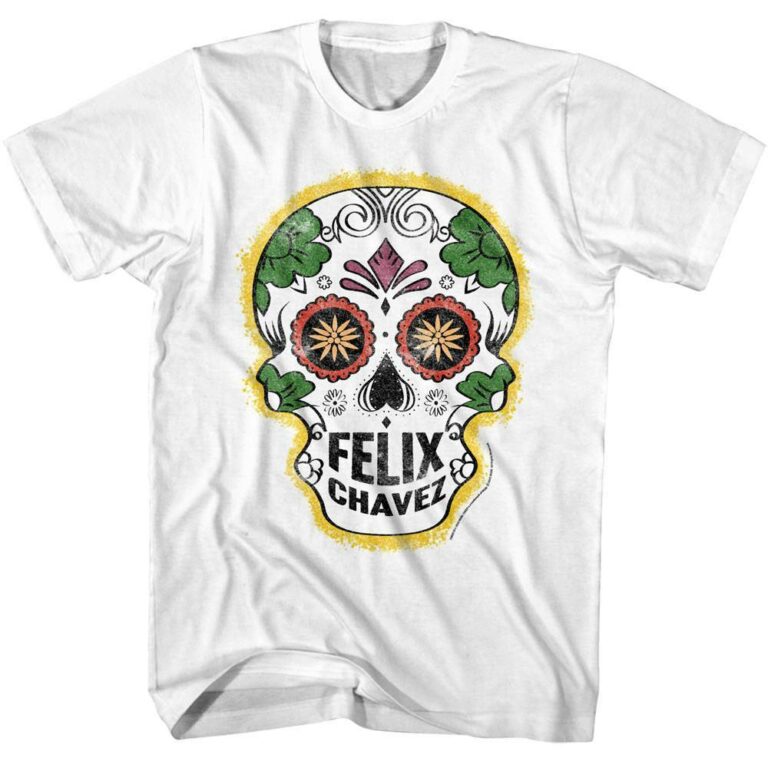 Creed Felix Chavez Sugar Skull Men’s White T Shirt