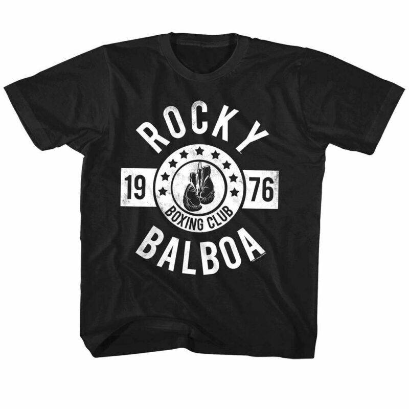 Rocky Balboa Boxing Club 1976 Kids T Shirt