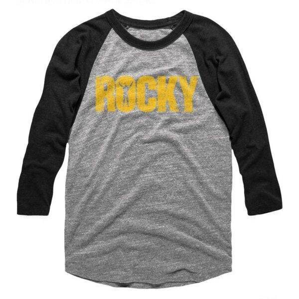 Rocky Vintage Movie Logo Men’s Raglan Shirt