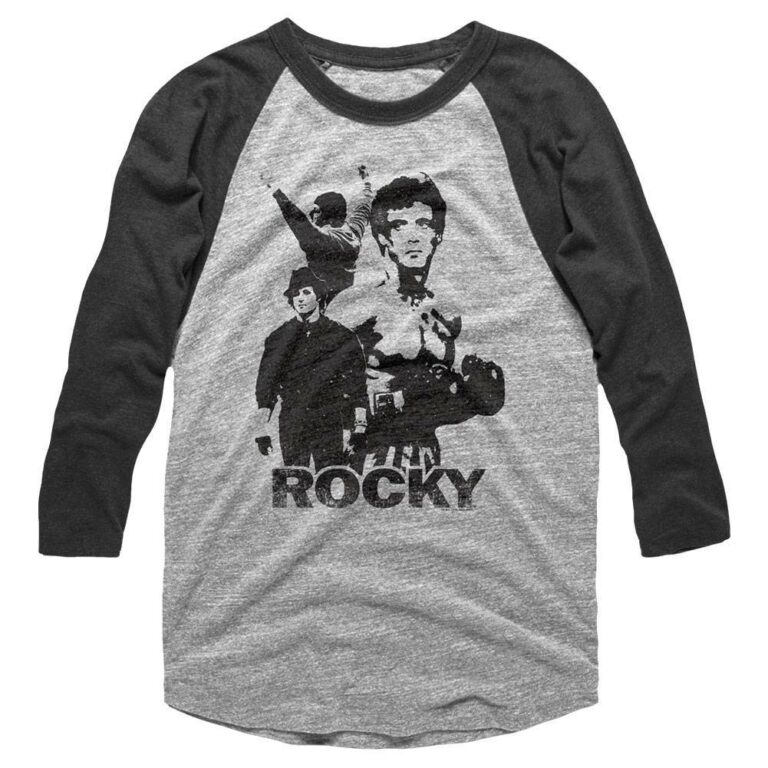 Rocky Movie Highlights Men’s Raglan Shirt