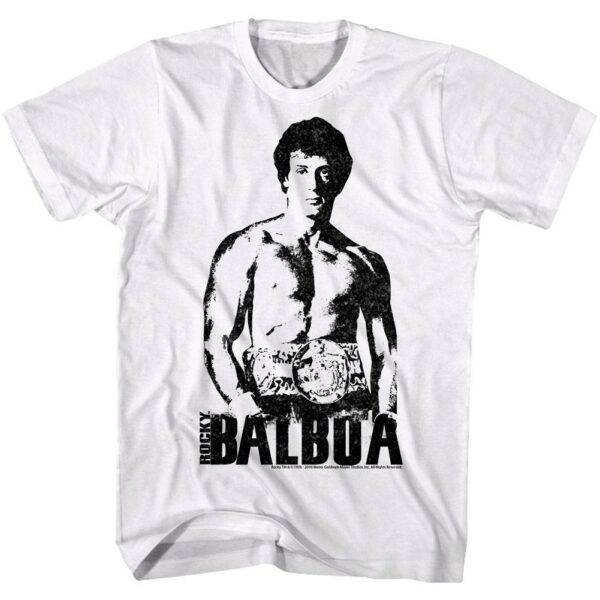 Rocky Balboa Towering Champion Men’s T Shirt