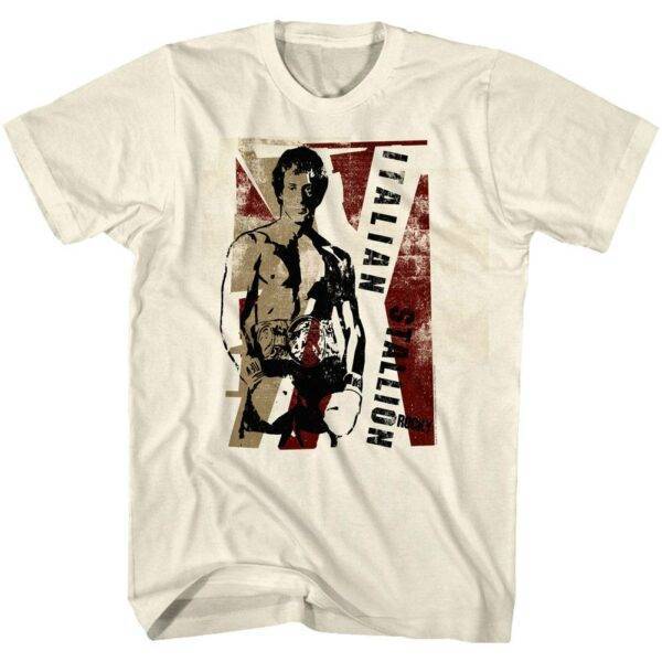 Rocky Italian Stallion Paint Stripes Men’s T Shirt