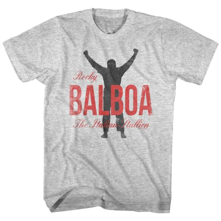 Rocky Balboa in Silhouette Men’s T Shirt