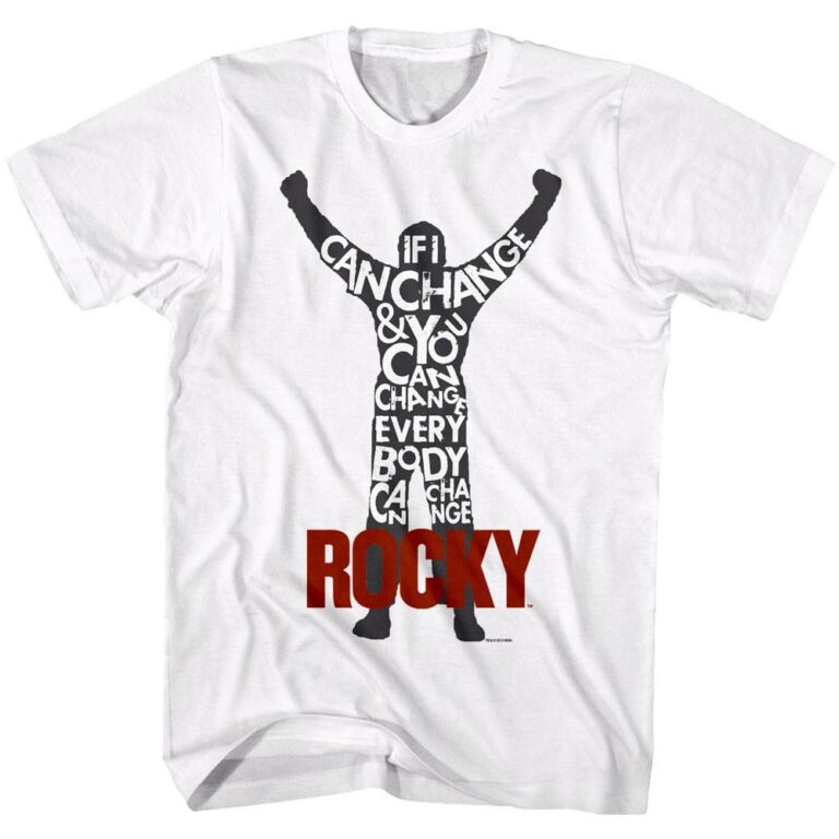 Rocky Changes Quote Men’s T Shirt