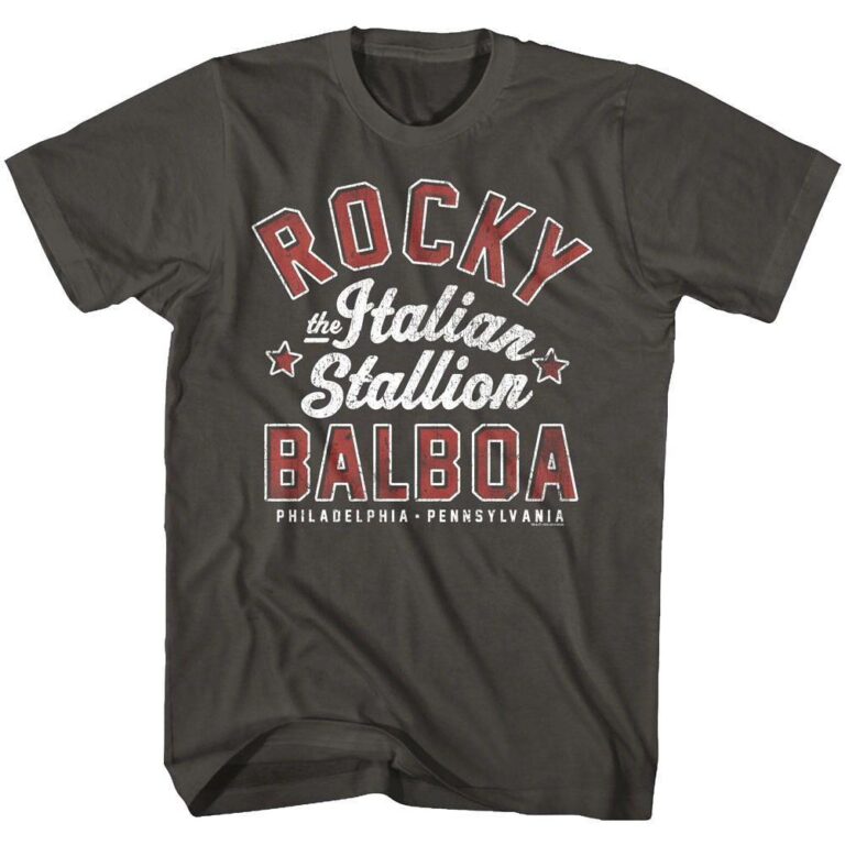 Rocky Balboa Italian Stallion Stars T-Shirt