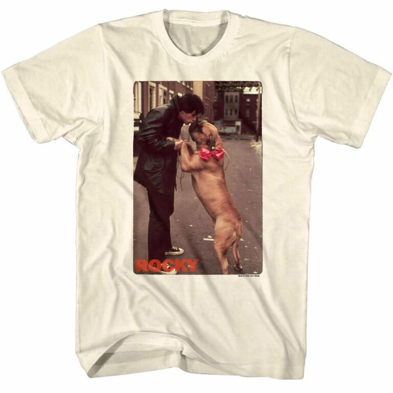 Rocky Kissing Dog Men’s T Shirt