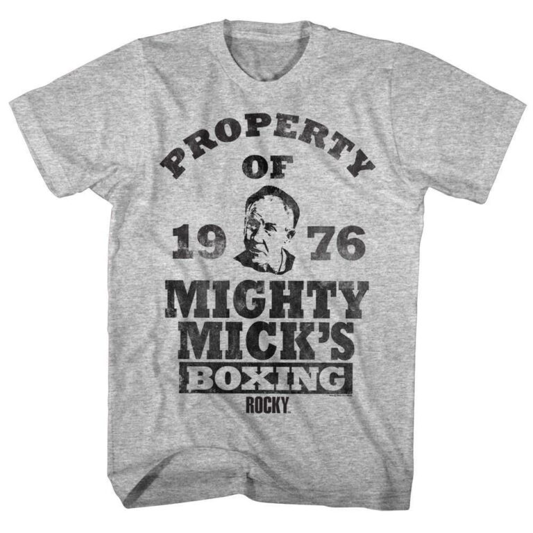 Rocky Property of Mighty Mick’s Boxing Gym Men’s T Shirt