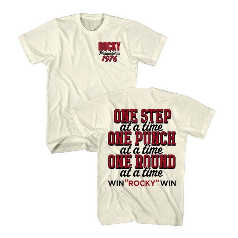 Rocky One Step At A Time Men’s T Shirt