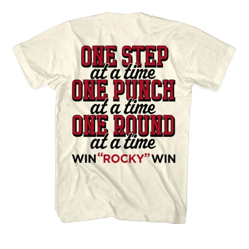 Rocky One Step At A Time Men's T Shirt - Image 4