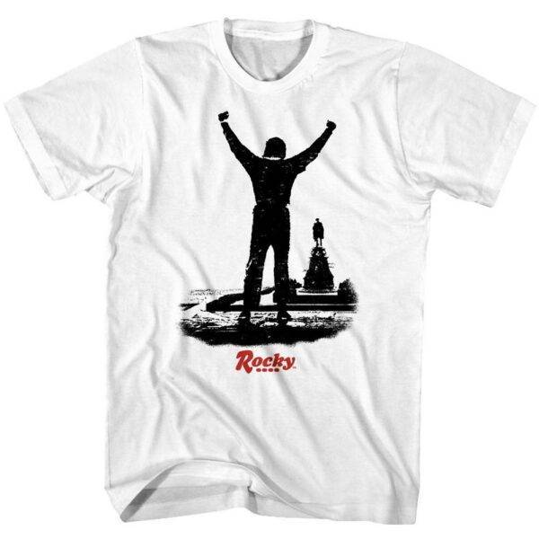 Rocky Victory Pose Silhouette Men’s T Shirt