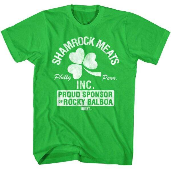 Rocky Shamrock Meats Proud Sponsor Men’s T Shirt