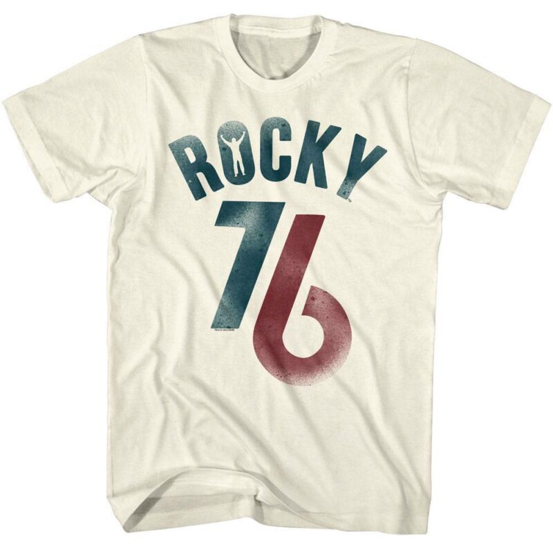 Rocky Vintage Athletics 1976 Men’s Natural T Shirt