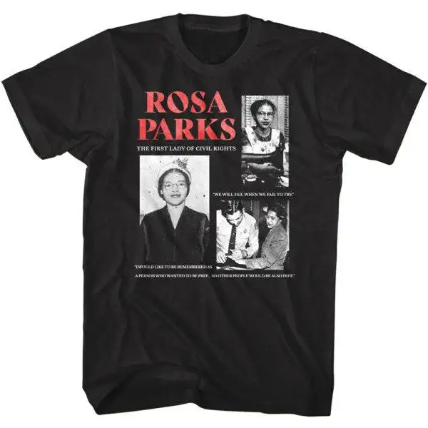 Rosa Parks First Lady of Civil Rights Men’s T Shirt