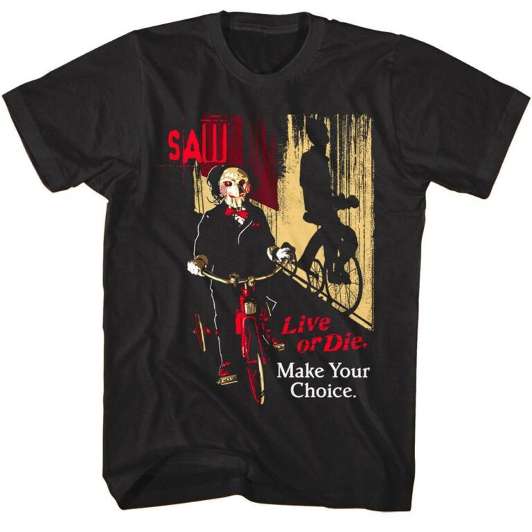 SAW Jigsaw on Bicycle Men’s T Shirt