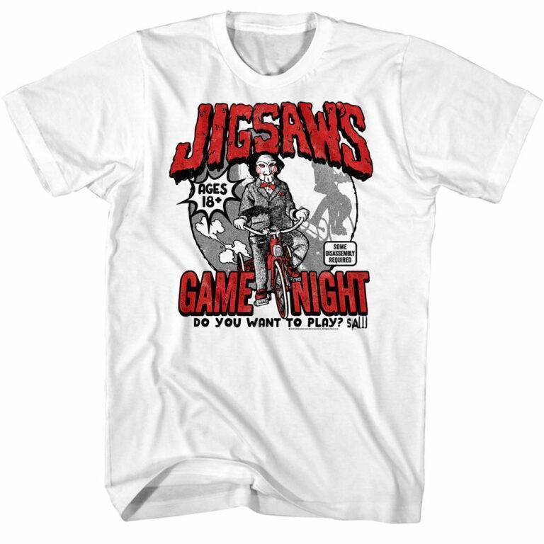 SAW Jigsaw’s Game Night Men’s T Shirt