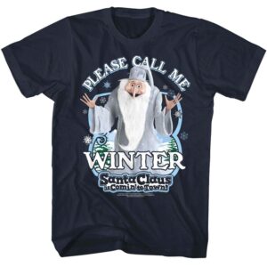 Santa Claus is Comin’ to Town Call Me Winter Warlock Men’s T Shirt