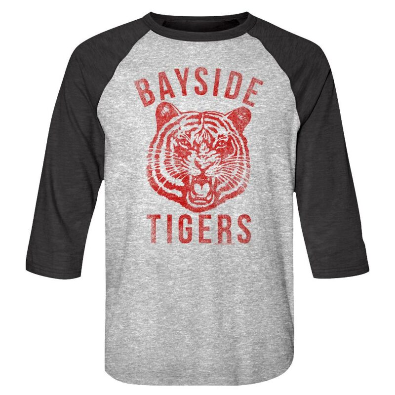 Saved by the Bell Bayside Tigers Roar Baseball T-Shirt