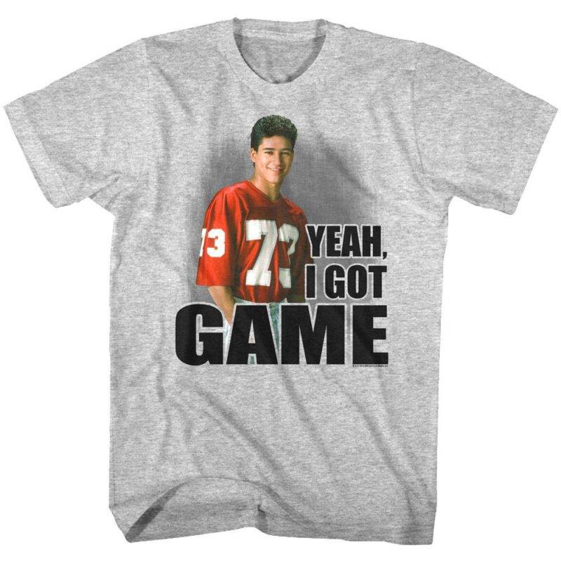 Saved By The Bell AC Slater I Got Game T-Shirt