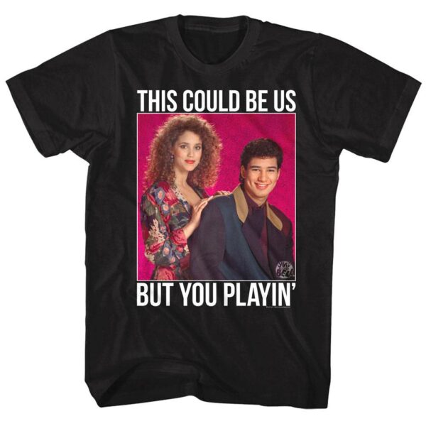 Saved By The Bell Slater & Jessie Playin' T-Shirt