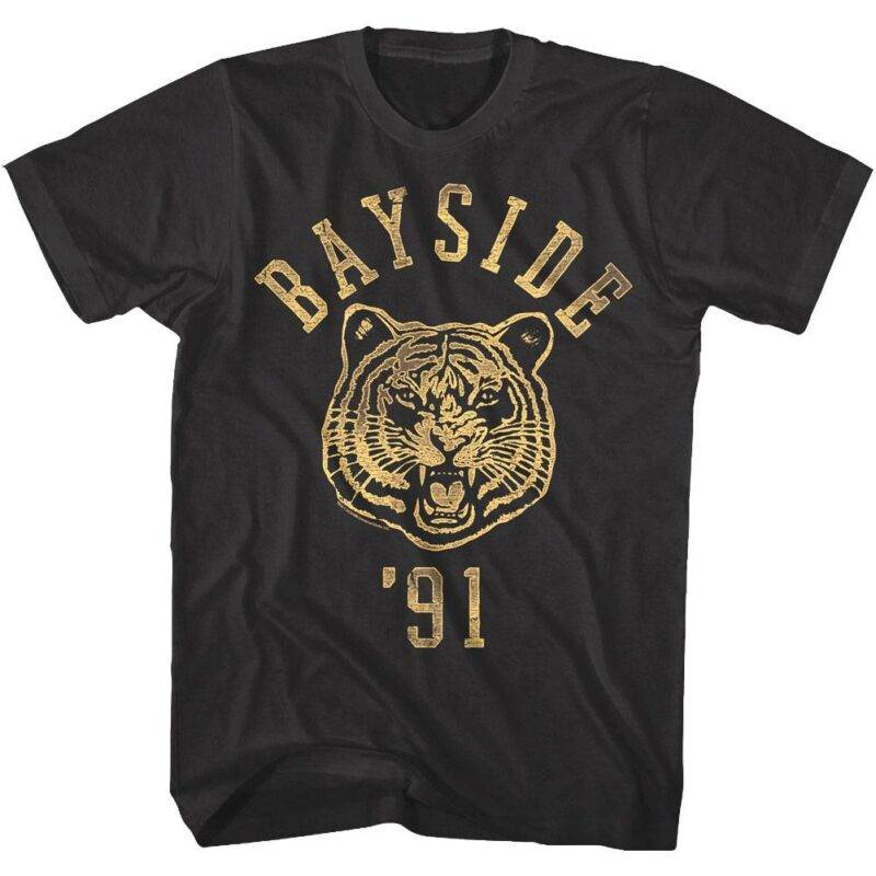 Saved by the Bell Bayside Tigers 91 Men’s T Shirt