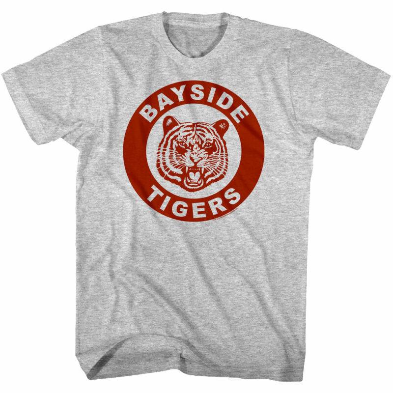 Saved by the Bell Bayside Tigers Emblem Men’s T Shirt
