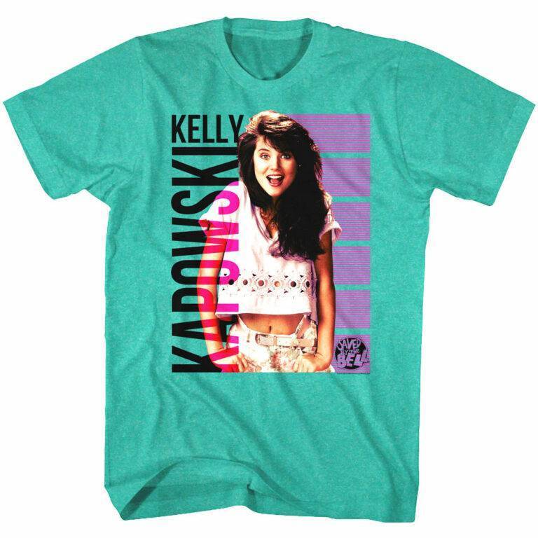 Saved by the Bell Kelly Kapowski Retro Men’s Green T Shirt