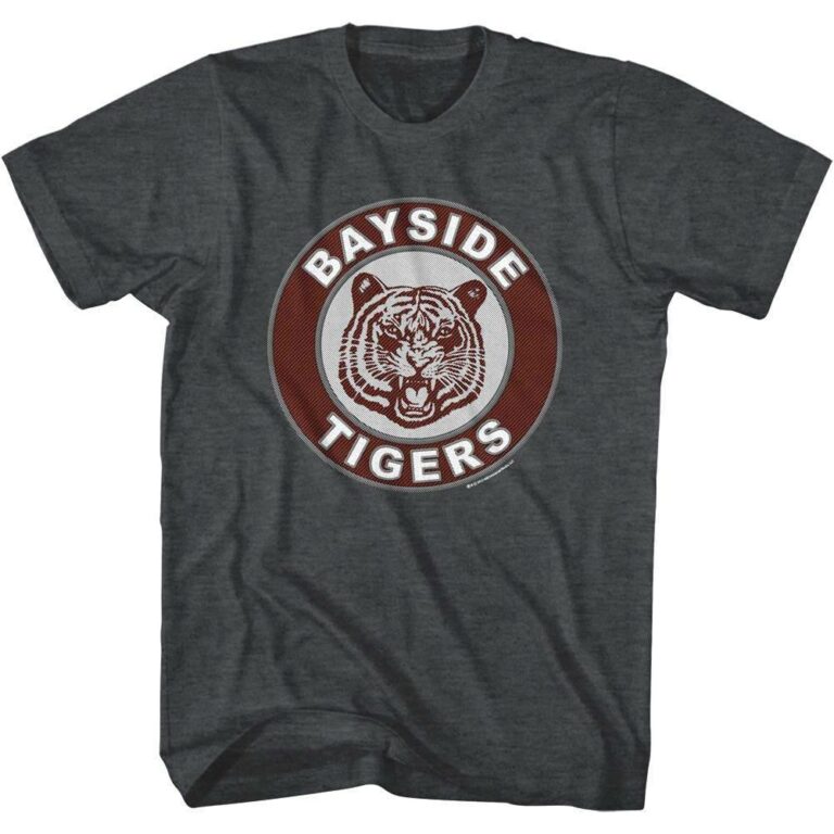 Saved by the Bell Bayside Tigers Logo Men’s T Shirt