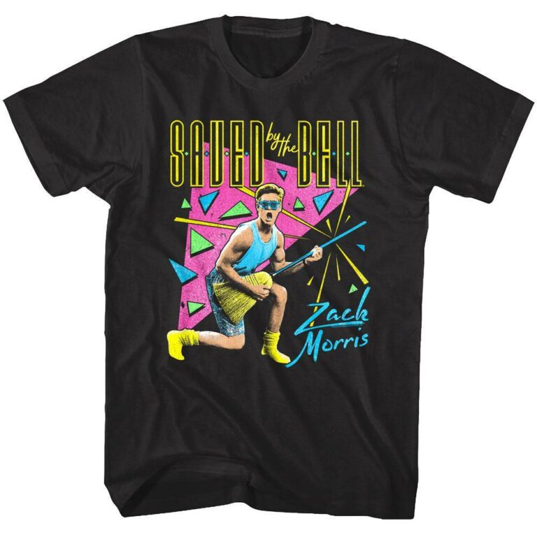 Saved by the Bell Zack Morris Air Guitar Men’s T Shirt