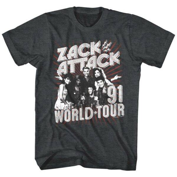 Saved by the Bell Zack Attack World Tour 91 Men’s T Shirt