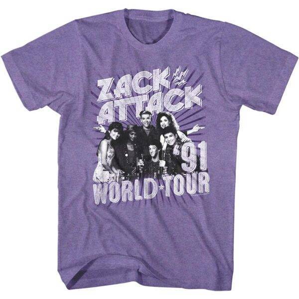 Saved by the Bell Zack Attack Tour 91 T-Shirt