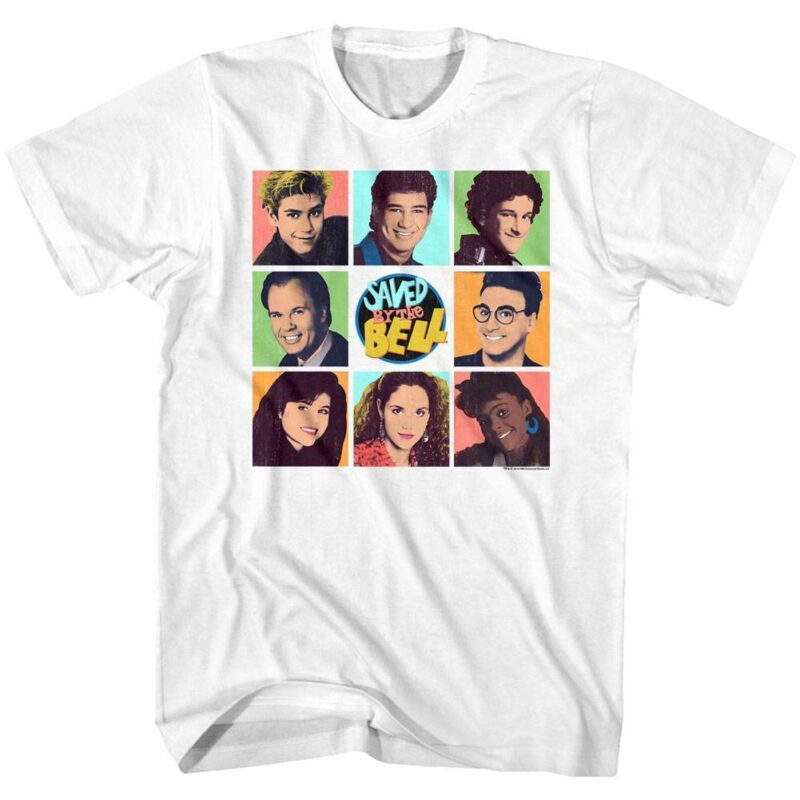 Saved by the Bell Yearbook Pop Art Men’s T Shirt