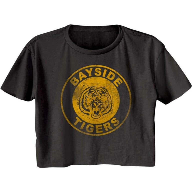 Saved by the Bell Vintage Bayside Tigers Crop Top