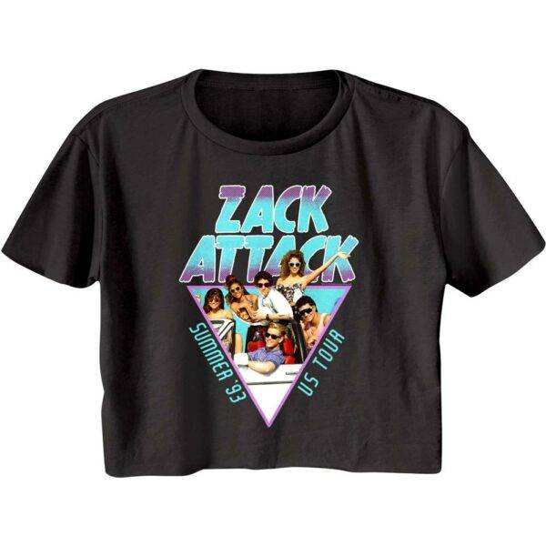 Saved by the Bell Zack Attack Summer 93 Crop Top