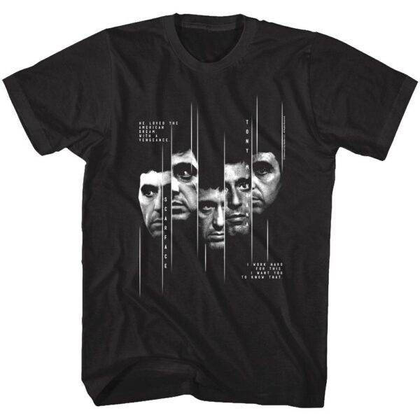 Scarface Tony Montana Sliced Men’s T Shirt