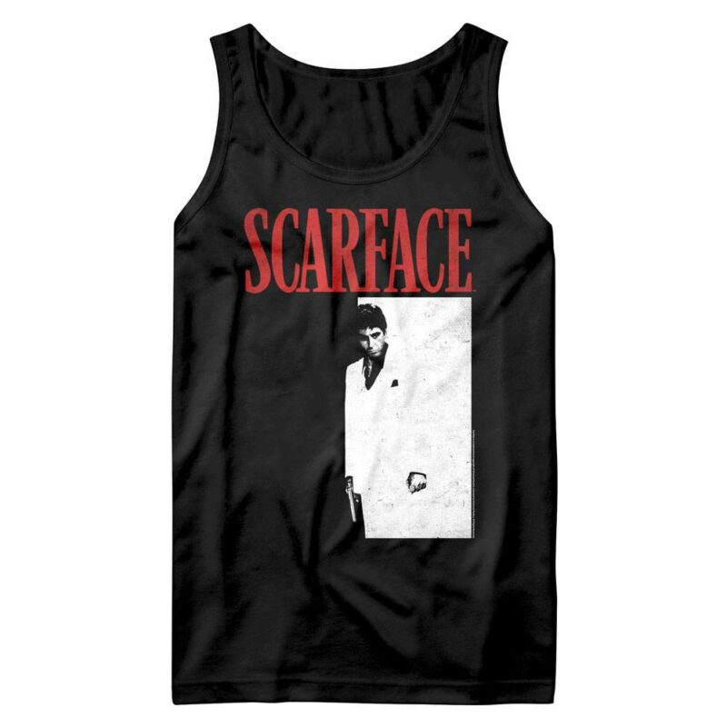 Scarface Tony Montana Movie Poster Men’s Tank Top