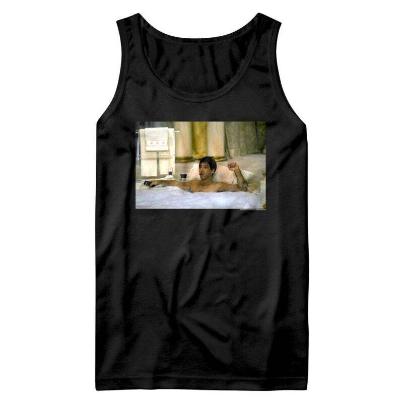 Scarface Tony Montana Bubble Bath Men’s Tank Top