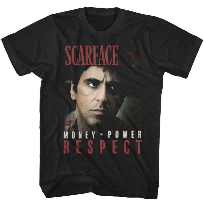 Scarface First Comes Money Men’s T Shirt