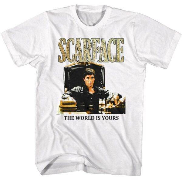 Scarface Gold-Plated Desk Men’s T Shirt